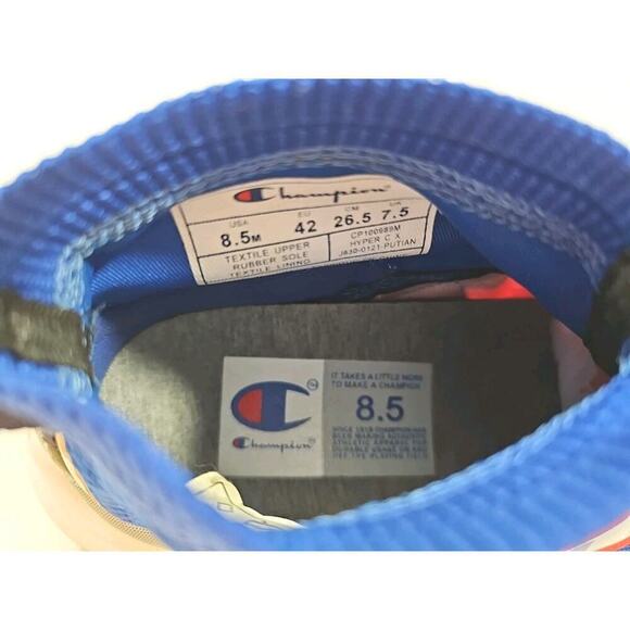 Champion ~Men\'s Size 8.5M~ Blue & Red High Top Shoes. main image 13